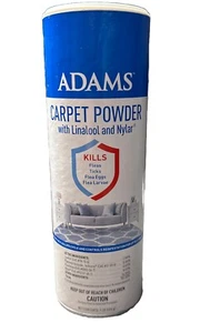 Adams Flea & Tick Carpet Powder w/ Linalool 16oz - Picture 1 of 3