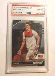 2020 Panini Prizm DP PSA 10 Rookie Lamelo Ball #43 - Picture 1 of 3
