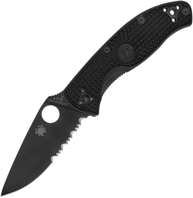 Spyderco Tenacious C122PSBBK Lightweight 7.77" Value Folding Knife