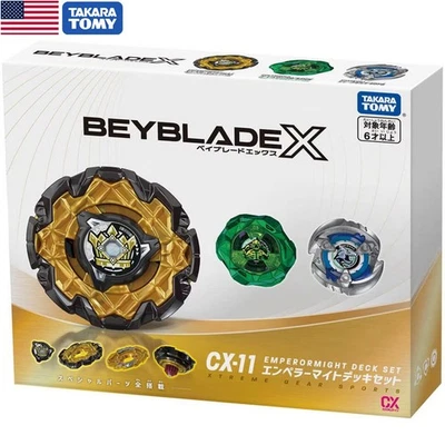 TAKARA TOMY Beyblade X 'Emperor Might Deck Set' CX-11 - USA SELLER! - Image 1 of 4