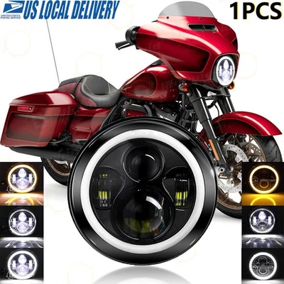 Faro LED 7" pulgadas 120W para Harley Davidson Street Glide Special FLHXS FLHX Foto 1 de 4