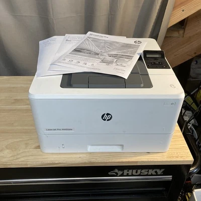 HP LaserJet Pro M402dw Wireless Monochrome Laser Printer Tested With Cords - Image 1 of 4