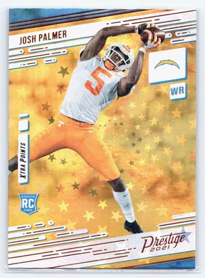 2021 Prestige Football Xtra Points ASTRAL #270 JOSH PALMER Chargers Rookie MT - Image 1 of 2