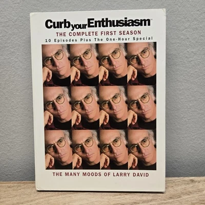 Curb Your Enthusiasm: The Complete First Season (DVD, 2003, 2-Disc) Larry David Foto 1 de 4