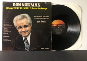 DON NORMAN SINGS JERRY FALWELL FAVORITE SONGS Original 1978 New Dawn G+/VG+ $2 - Picture 1 of 5