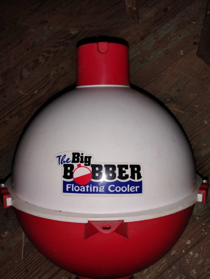 The Big Bobber Floating Cooler Fishing Party 12 Cans Ice Camping tubing canoe - Image 1 of 1