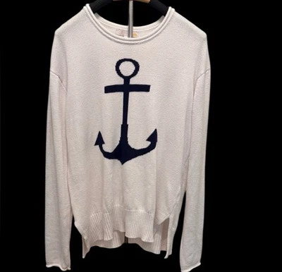 C&C California Anchor Sweater XL Viscous Wool Blend Nautical Sailor Nautical - Image 1 of 4