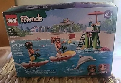LEGO Friends Playa Scooter Acuático Delfines 42623 Juguete Kit de Construcción 84 piezas sin abrir Foto 1 de 4