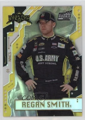 2007 Press Pass Stealth Chrome Platinum /25 Regan Smith #P35 Rookie RC - Image 1 of 2