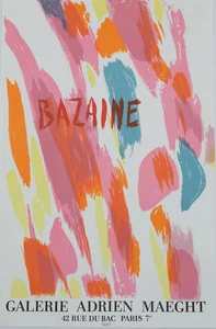 Jean René BAZAINE: Expo 1970 - original signierte Lithographie - Bild 1 von 5