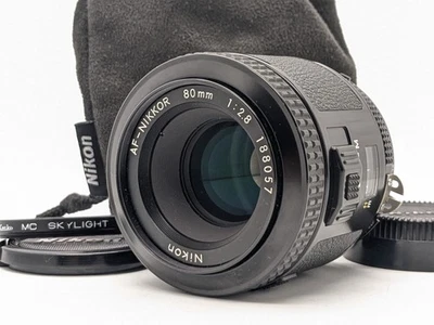 [N MINT++] Nikon Ai-s AF Nikkor 80mm f/2.8 Portrait Lens for F3AF F4 from Japan - Image 1 of 4