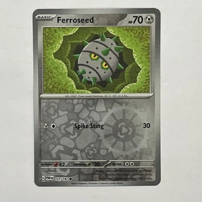 Ferroseed 127/182 Sv04: Paradox Rift Reverse Holo - Image 1 of 2