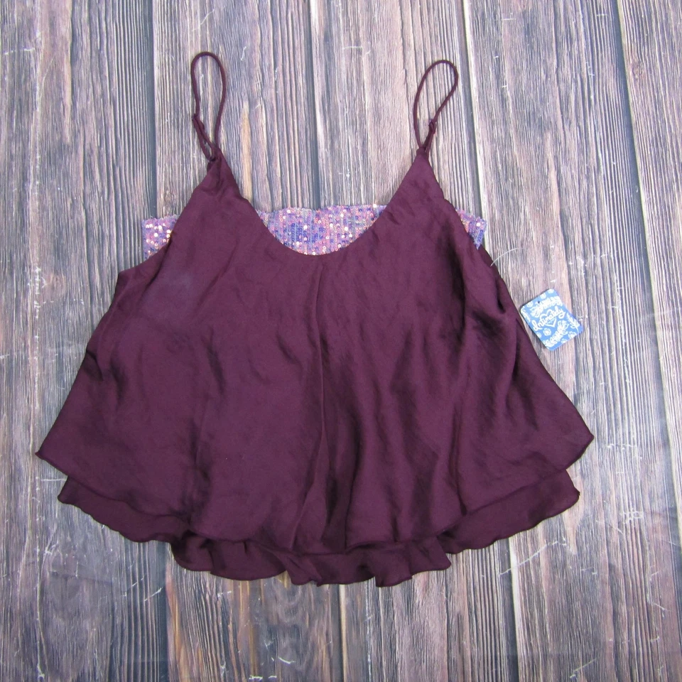 People Turn It on Cami Vetiver Bloom Purple Size S OB1064843