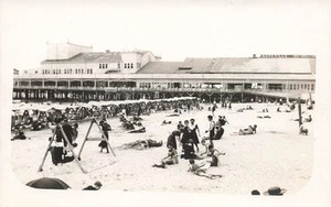 LP21 Atlantic City New Jersey Promenade & Strandblick 1914 RPPC Postkarte - Bild 1 von 2