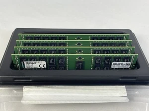Kingston 128GB (4X32) 2400 DDR4 ECC RDIMM Memory Modules - KVR24R17D4K4/128I - Picture 1 of 3