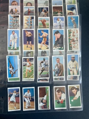 cigarette cards champions of 1936 Ogden's - 1937 full set - Image 1 of 2