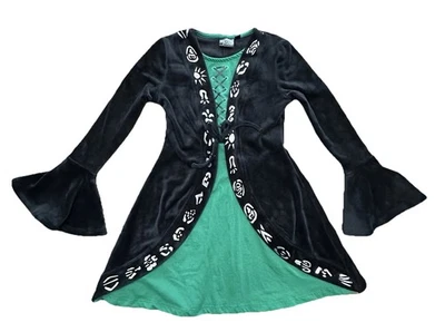 Disney Hocus Pocus Winifred Sanderson Costume Dress Cosplay Child Size XS 4/5 - Image 1 of 4