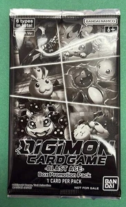 Digimon BT14 Sellado BLAST ACE CAJA PAQUETE DE PROMOCIÓN [1 Tarjeta] - Imagen 1 de 2