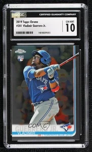 2019 Topps Chrome Vladimir Guerrero Jr #201 CGC 10 Gem Mint Rookie RC - Picture 1 of 3
