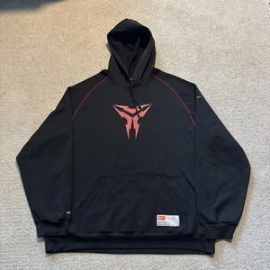 Nike Kobe Bryant Hoodie Size XXL Dri Fit Black Red Hooded Sweatshirt Fleece - Picture 1 of 10