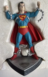 Superman "Man of Steel" 1940 Golden Age Circa 10 1/2" Statue DC Comics - Picture 1 of 11
