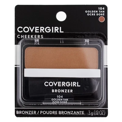 4 Pack CoverGirl Cheekers Bronzer, Golden Tan 104, 0.12 oz - Image 1 of 2