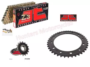 Honda CB1000 R JT Gold X-Ring Chain and JT Black RB Sprocket Kit 2008 to 2016 - Picture 1 of 3