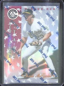 1997 Pinnacle Stars Mirror Red #139 Mark McGwire - Picture 1 of 2