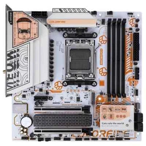 COLORFIRE B650M-MEOW WIFI Socket AM5 M-ATX Motherboard 4x DDR5 For Gaming - Picture 1 of 7