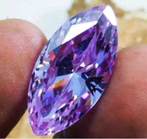 Natural 58.50 Ct Cambodian PURPLE Zircon Marquise Cut "CERTIFIED" Loose Gemstone - Picture 1 of 6