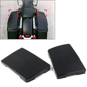 Fit Harley Street Road Glide 1993-13 6 X 9" Saddlebag Lid Speaker Covers Grills - Picture 1 of 12