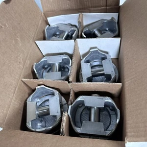 Silv-O-Lite Cast GM 262 V6 STDPistons 3445.000 Set Of 6 - Picture 1 of 7