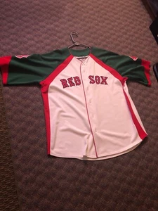 Boston Red Sox Majestic Jersey Side Patches Xl - Bild 1 von 7
