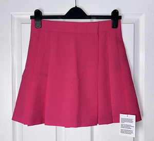 BNWT ASOS DESIGN PETITE PINK PLEATED MINI SKIRT SIZE 10 RRP £22 SOLD OUT - Picture 1 of 3