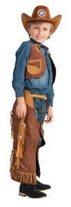 Dress Up America Cowboy Costume for Boys - Feels Like Real Chaps - Kids Cowboys - Picture 1 of 6