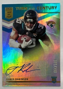 James Robinson 2020 Panini Elite Turn of the Century Rookie Auto #/199 Jaguars - Bild 1 von 3