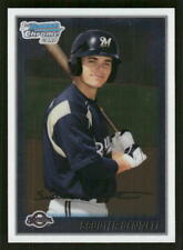 2010 1st Bowman Chrome #BCP206 Scooter Gennett Prospects Milwaukee Brewers