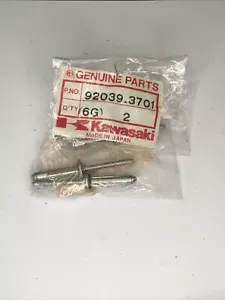 Genuine Kawasaki Jetski Rivet 92039-3701 JS300 JS440 JS550 JF650 Qty # 2 - Picture 1 of 2