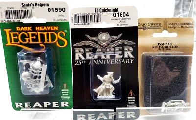 3 Pack of Hodge-Podge Miniature Pewters - Roose Bolton, Santa's Help &  Eli - Image 1 of 4