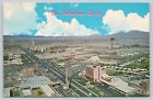 Vintage Postkarte The Fabulous Las Vegas Strip Luftaufnahme