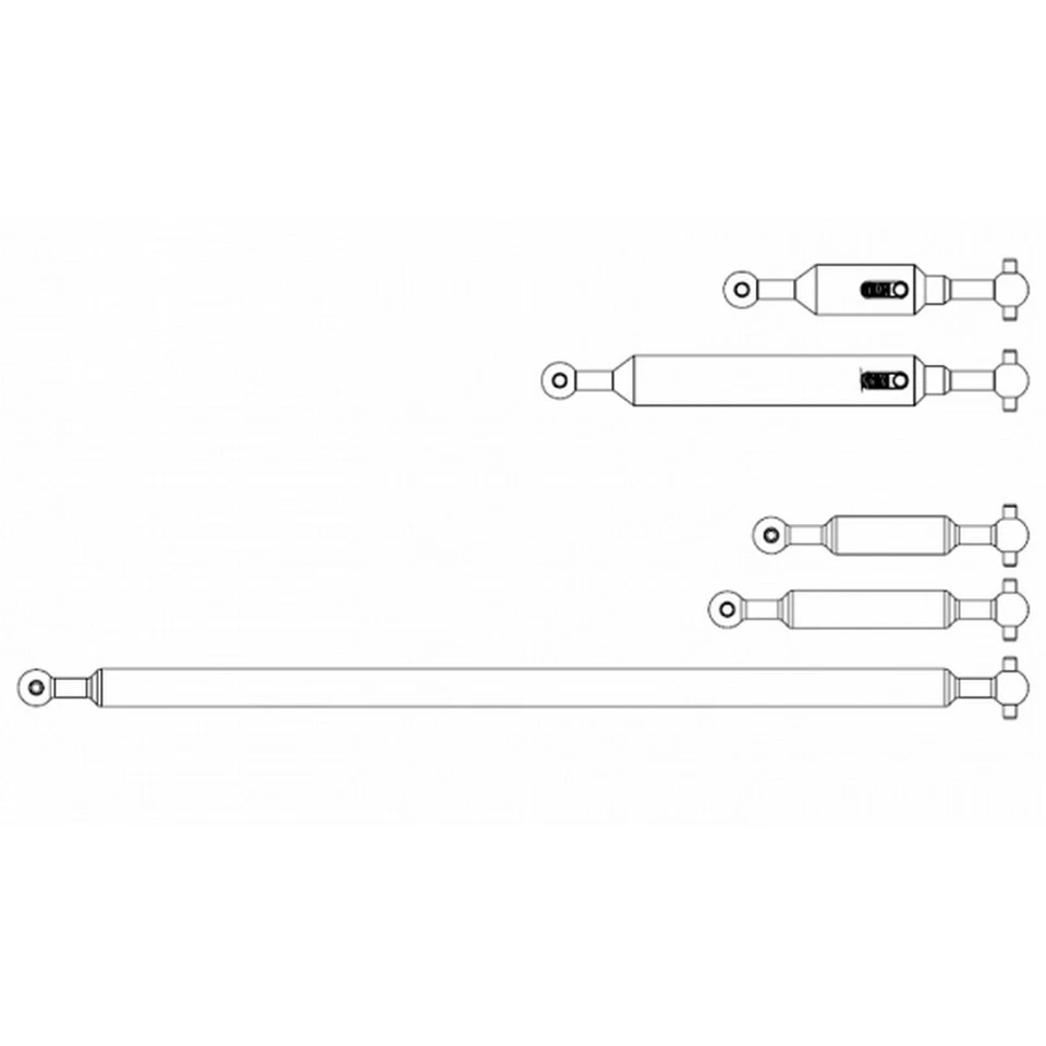 Carson 907642 1:14 Antriebswellen-Set (4)8x8 Aro.Ausg  500907642 - Bild 1 von 1
