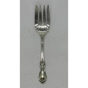 International Silver Wild Rose Sterling Silver Cold Meat Fork Vintage - Picture 1 of 4