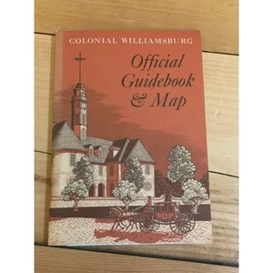 Official Guidebook & Map Colonial Williamsburg VA. 1972 7th edition. paperback - Foto 1 di 5
