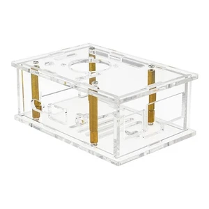 Clear Acrylic Enclosure Case For PI 4A Providing Effective Cooling - Picture 1 of 8