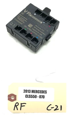 2008-2018 MERCEDES-BENZ CLS550 W218 RIGHT PASS FRONT DOOR CONTROL MODULE OEM. - Image 1 of 4