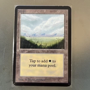 Plains (A) Alpha Edition Regular MTG LP - Picture 1 of 2