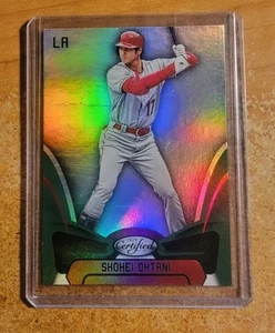 Cronache Panini 2019 - Certificato Shohei Ohtani #5 VERDE SP. LEGGI piega - Foto 1 di 2