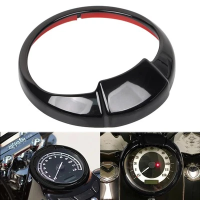 Cubiertas de bisel medidor de velocímetro de 5" anillo de ajuste para Harley Heritage Softail/Clásico Foto 1 de 4