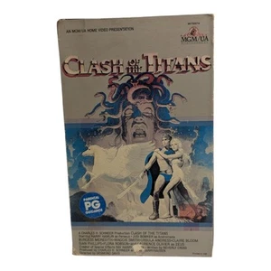 Clash Of The Titans 1981 VHS Original MGM Big Box Tested Works - Foto 1 di 7