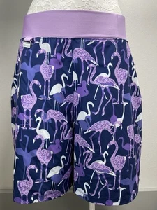 Nancy Lopez Damen Flamingo Golfshorts lila Größe Large - Bild 1 von 9
